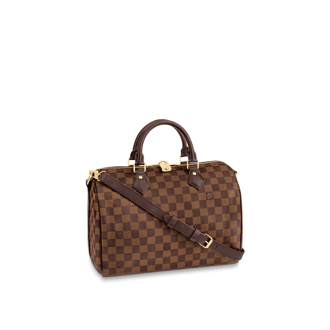 Louis Vuitton SPEEDY BANDOULIERE 30 Damier Ebene Handbag N41367